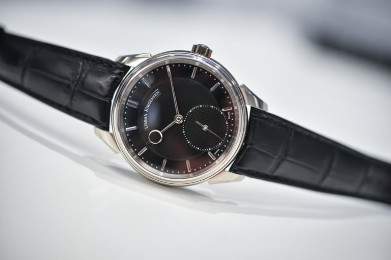Urban Jurgensen 2140 White Gold Black Guilloche Dial - Baselworld 2018
